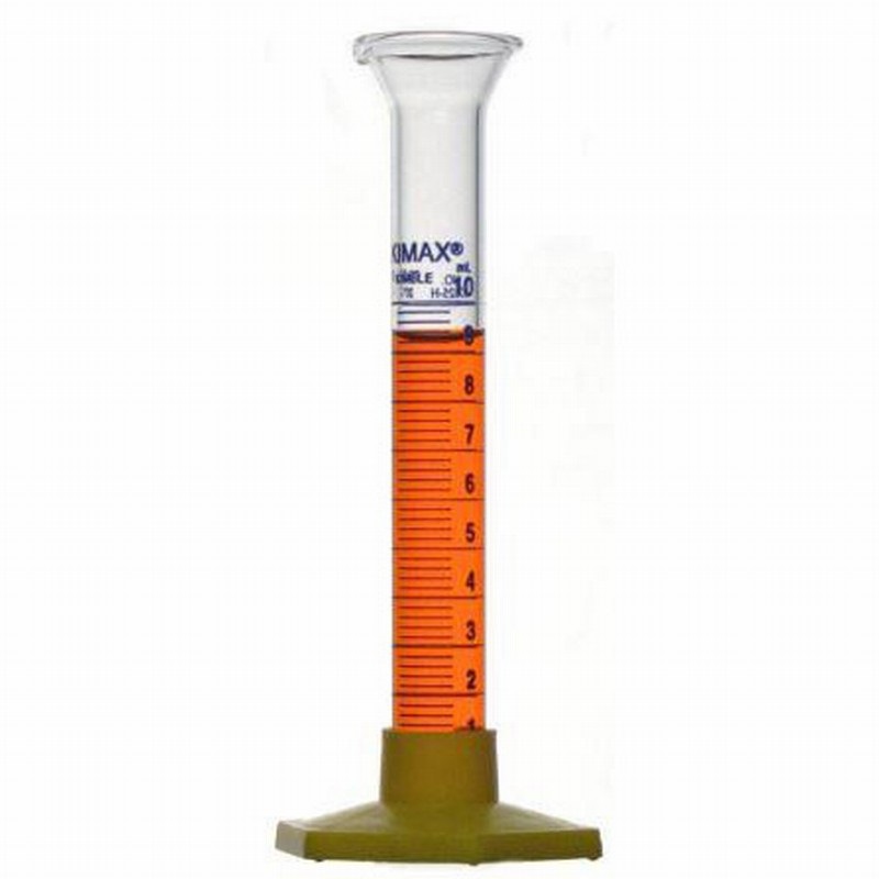 PROBETA VIDRIO 100ML CON BASE PLASTICO